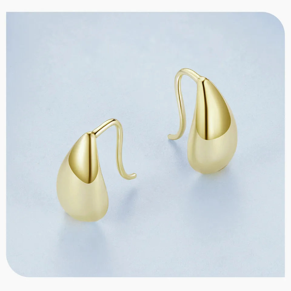 Glossy Teardrop Earrings