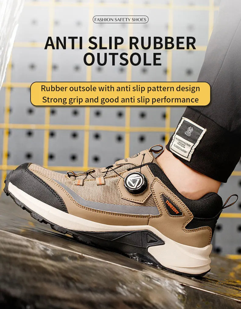 Rotating Buttons Work Shoes