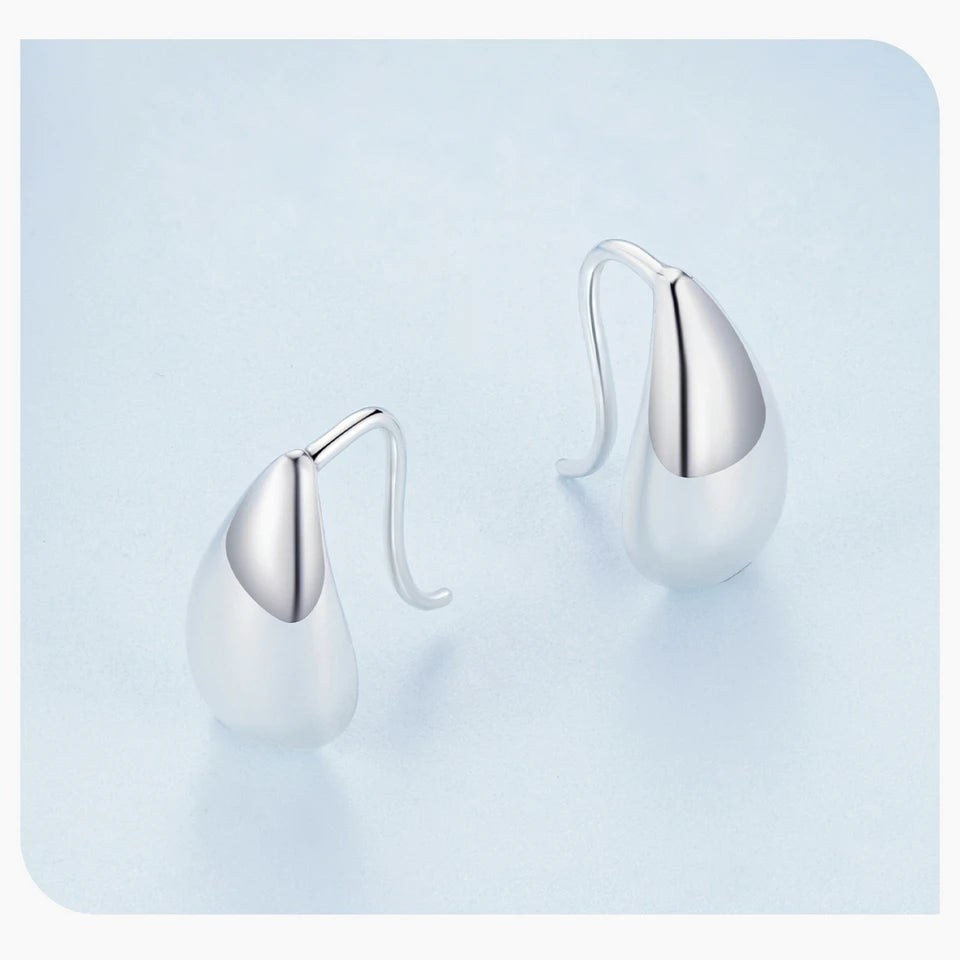 Glossy Teardrop Earrings