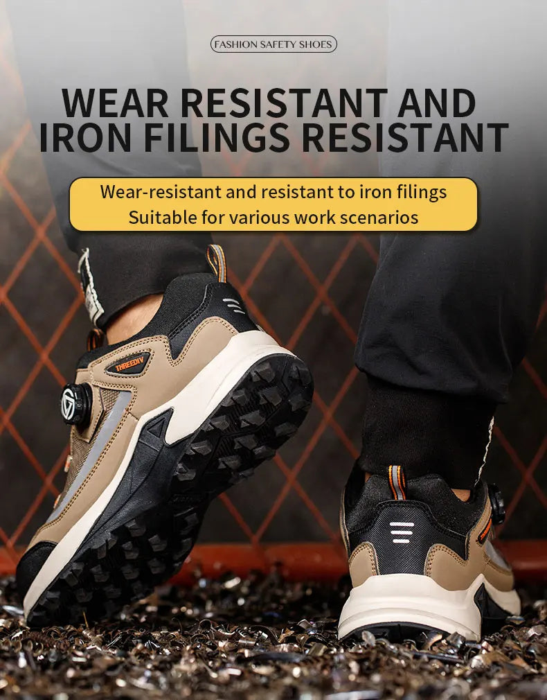 Rotating Buttons Work Shoes