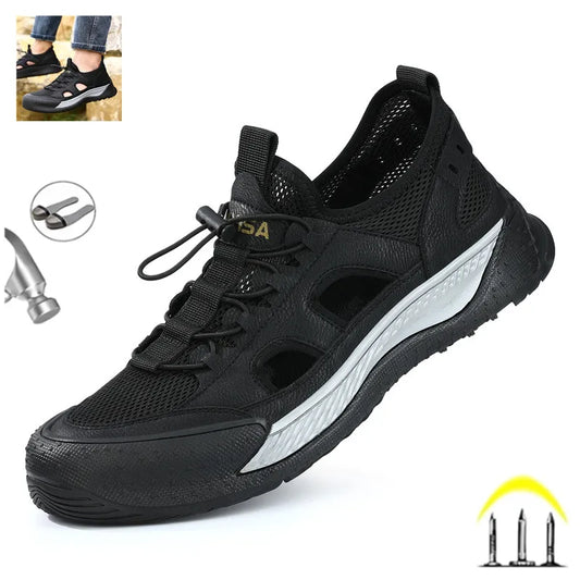 Summer Male Work Safety Shoes