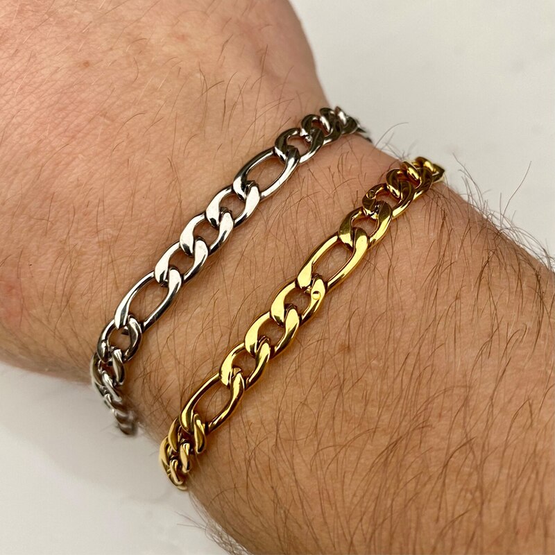 Cuban Rope Link Chain Bracelet