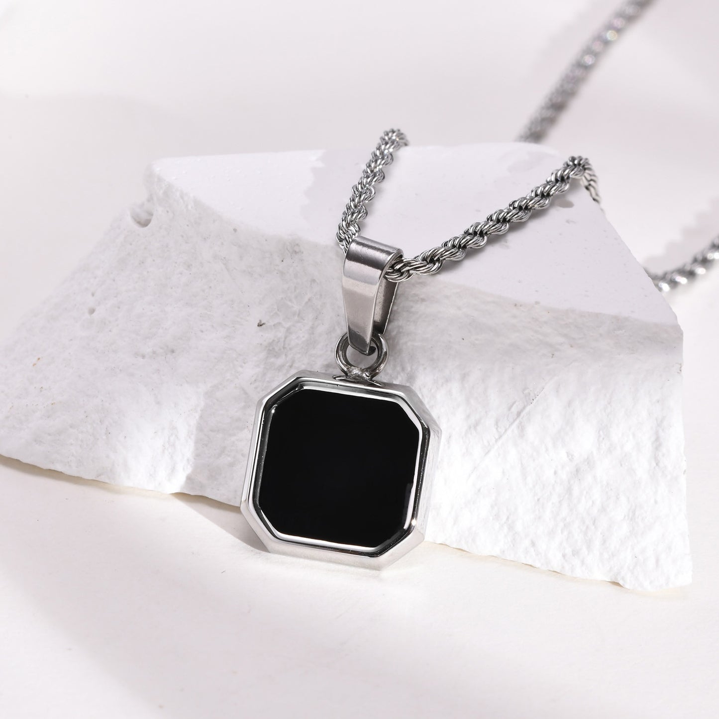 Square Necklaces for Men