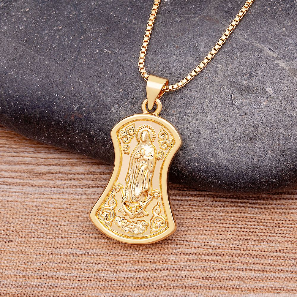 Virgin Mary Pendant Religious For Men Women Jewelry Gift