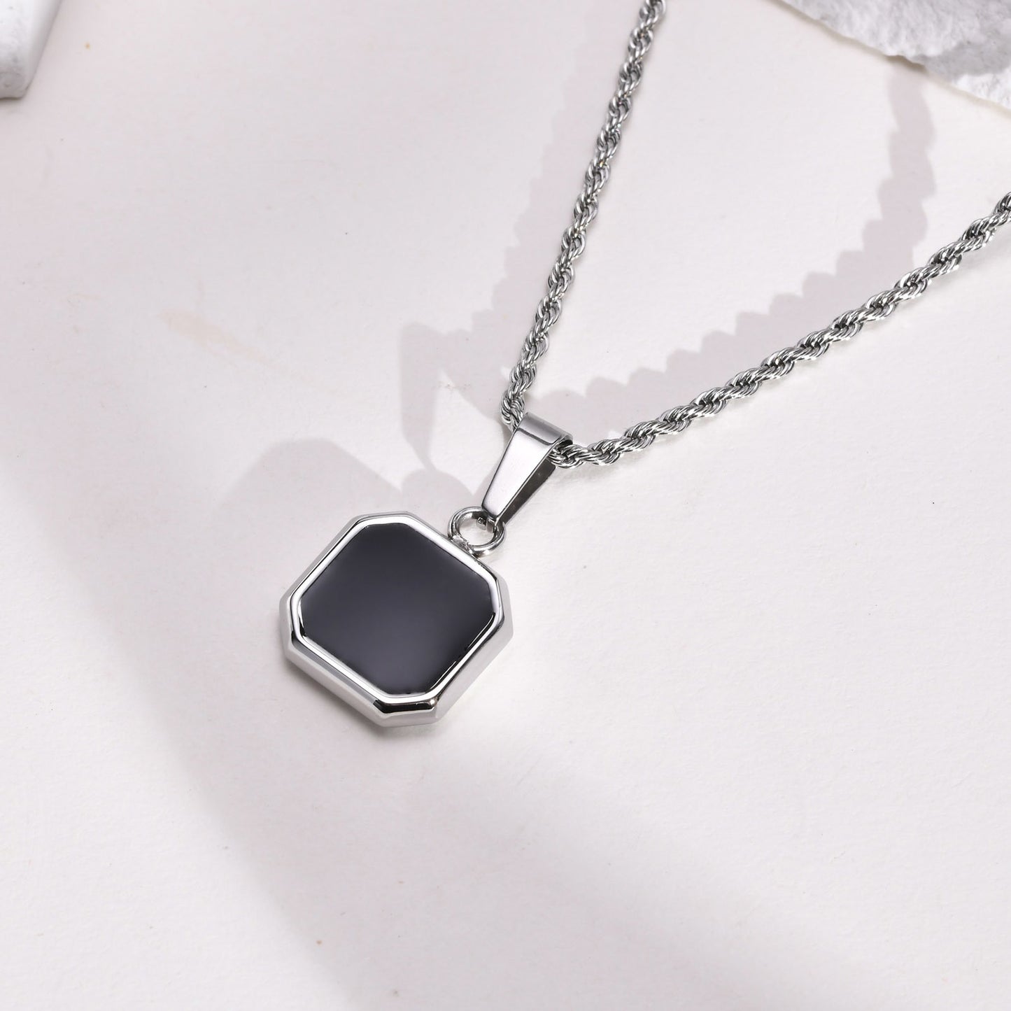 Square Necklaces for Men